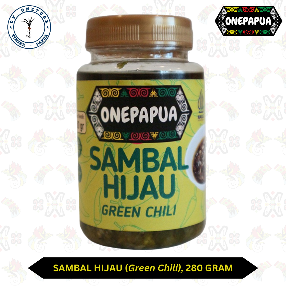 Sambal Hijau OnePapua, 280 gram